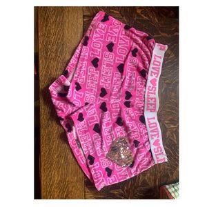 PINK Pink, Black & White Sleep shorts